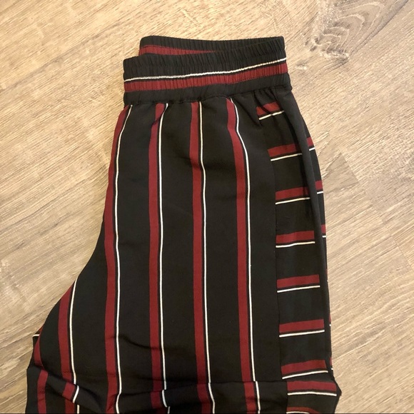 Lord & Taylor High Waisted Striped Wide Leg Pants - Picture 3 of 4
